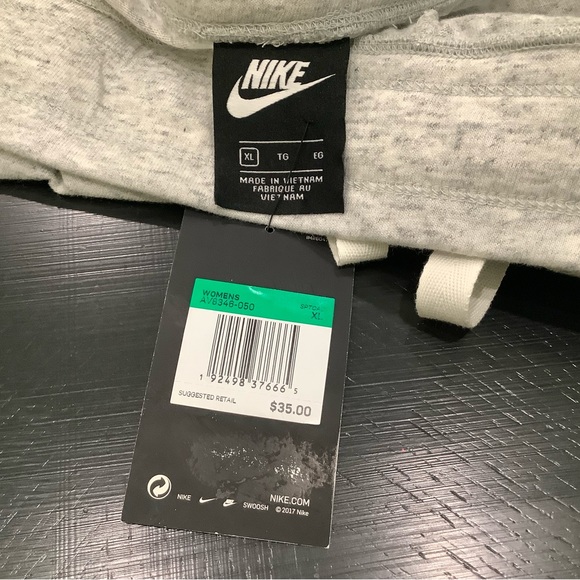 NWT NIKE SLIM FIT SPORTSWEAR HEATHER GRAY SHORTS SIZE - XL - Picture 11 of 11